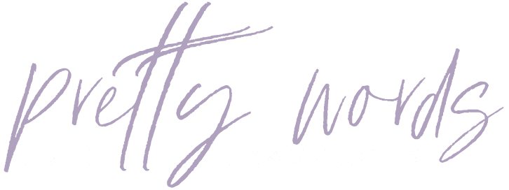 Logo pretty words